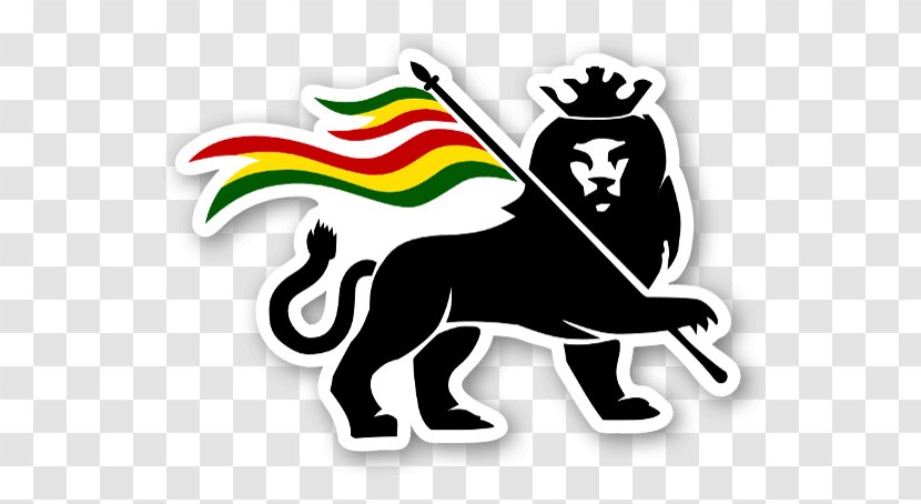 Rastafari Lion Of Judah Logo Jah Zion - Cartoon - Rasta Transparent PNG