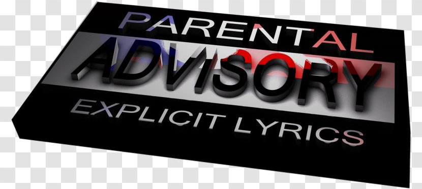 Parental Advisory Logo Display Advertising Brand Lyrics - Vehicle Registration Plate Transparent PNG