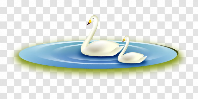 Material Cutlery Wallpaper - Computer - Swan In The Water Transparent PNG