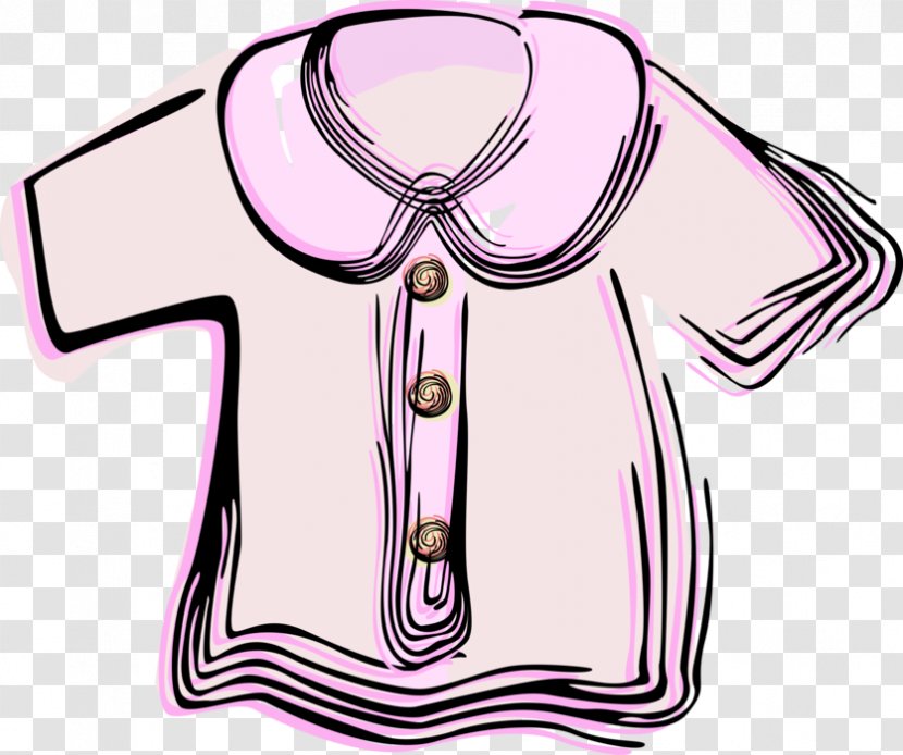 T-shirt Clip Art Sleeve Shoulder Dress - Clothing - Tshirt Transparent PNG