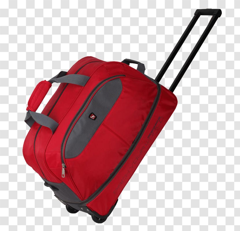 Handbag Suitcase Backpack Duffel Bag - Aliexpress - Red Luggage Transparent PNG