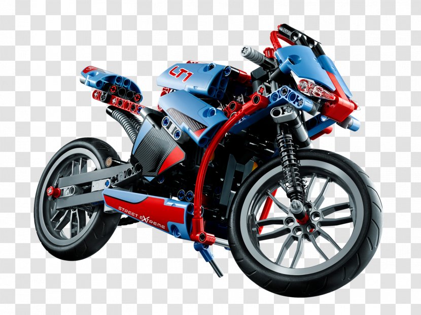 Lego Technic Toy Block Motorcycle - Hardware Transparent PNG