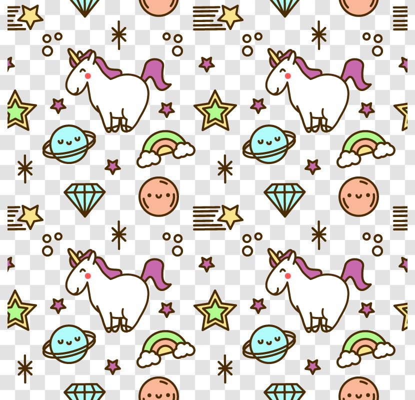 Paper Unicorn Adhesive Partition Wall Wallpaper - Service - Vector Transparent PNG