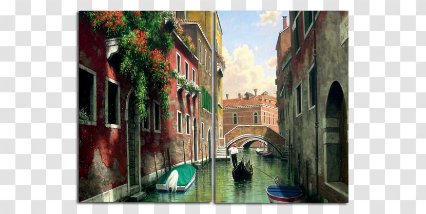 Venice Painting Art Gondola Desktop Metaphor - Watercolor Transparent PNG