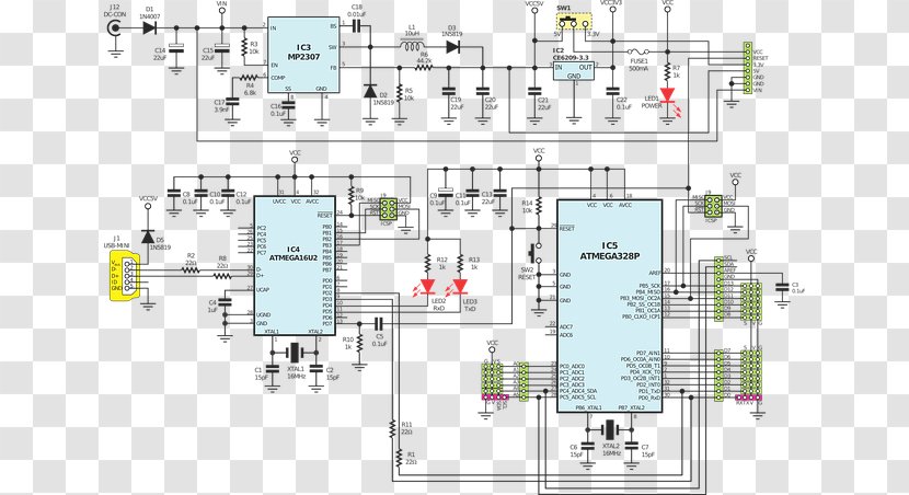 Electrical Network Electronics Electronic Circuit Printed Board Arduino Transparent PNG