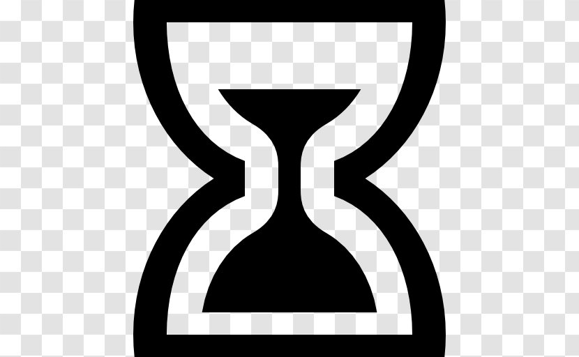 Hourglass Time Symbol - Clock - Icomoon Transparent PNG