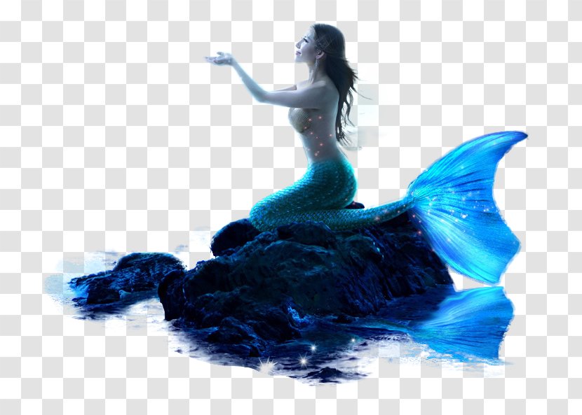The Little Mermaid - Blue Transparent PNG