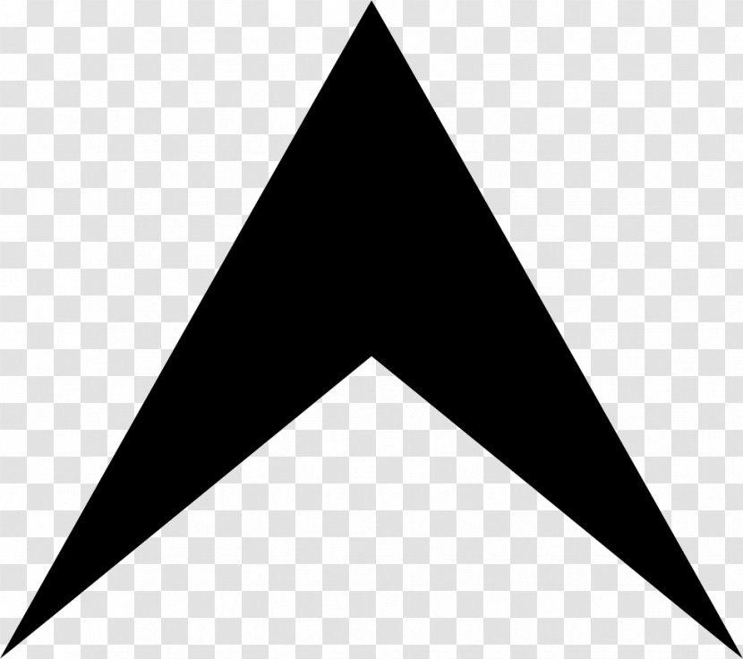 Arrow Diagram - Black And White Transparent PNG
