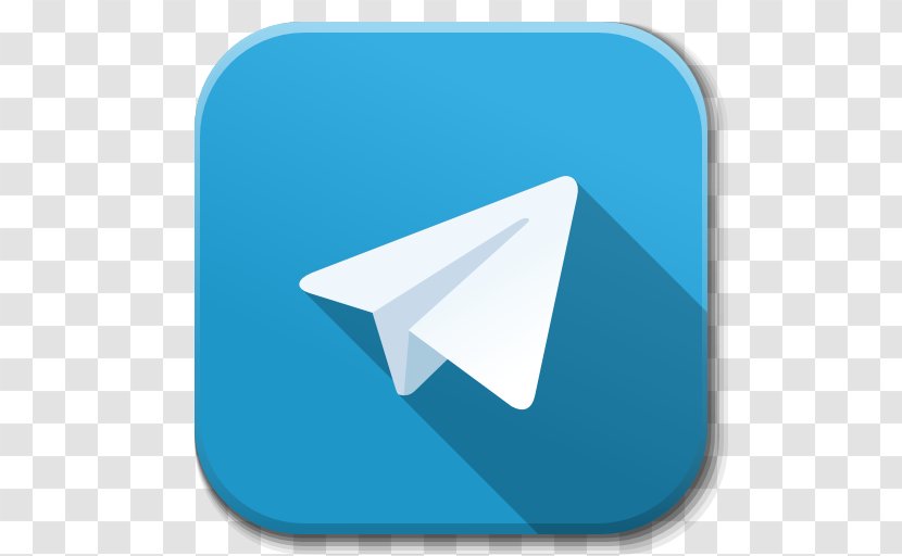 Blue Triangle Aqua - Apps Telegram Transparent PNG