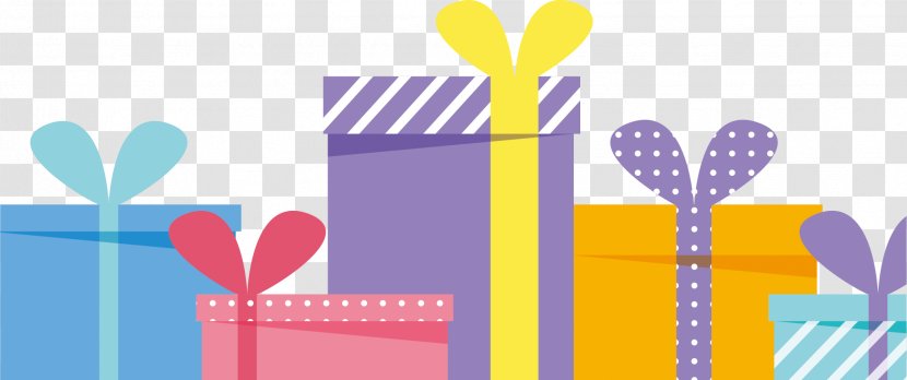 Gift Balloon Designer - Cartoon - Hand-painted Boxes Transparent PNG