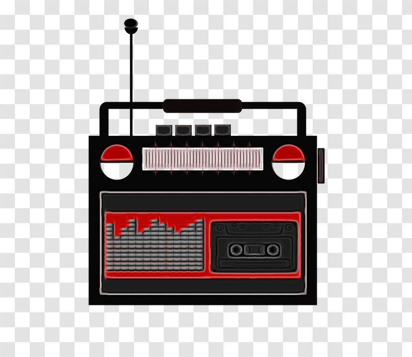 Golden Age Of Radio Broadcasting Antique - Frequency Modulation - Electronic Device Transparent PNG