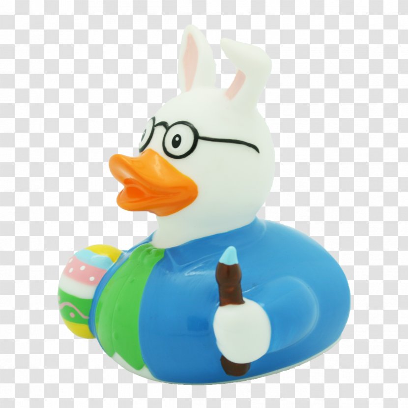 Shop4Ducks Easter Bunny American Pekin Rubber Duck - Toy Transparent PNG