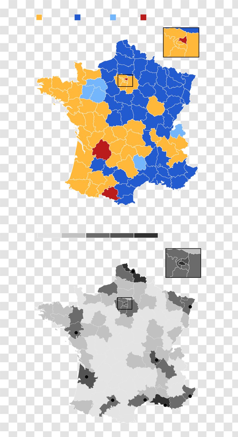 French Presidential Election, 2017 France Voting Map - Tree Transparent PNG