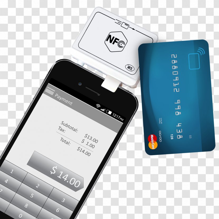 Near-field Communication Card Reader Contactless Smart Mobile Phones - Electronics Accessory - Credit Transparent PNG