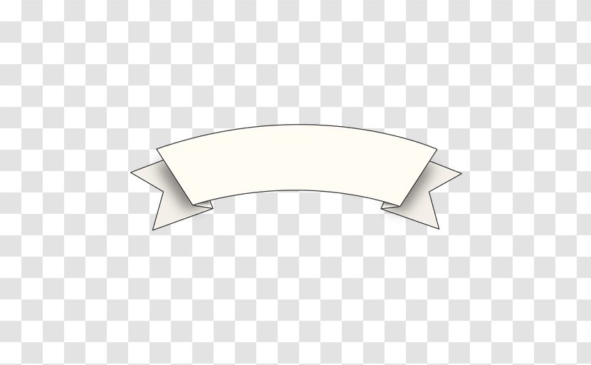 Rectangle Line - White Ribbon Transparent PNG
