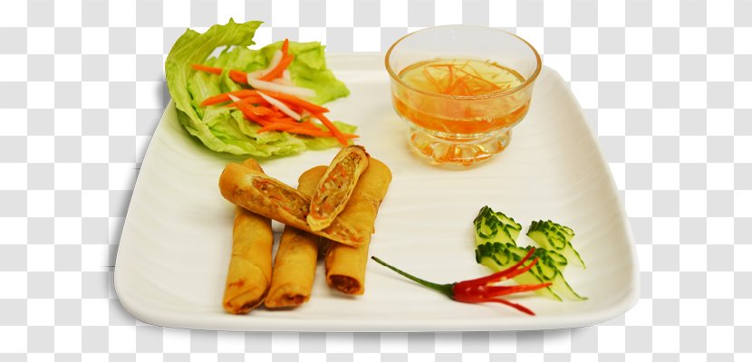 Vegetarian Cuisine Spring Roll Gỏi Cuốn Dim Sum Peanut Sauce - Stuffing - Shrimp Salad Transparent PNG