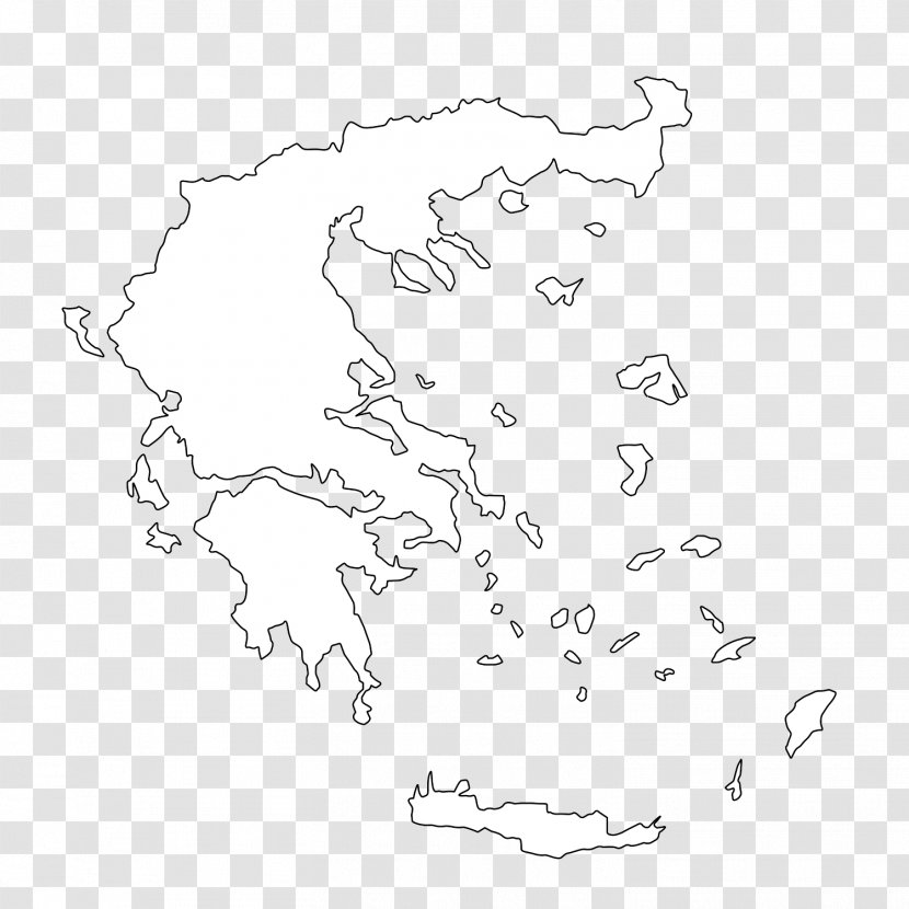 Corinth Ancient Greece Egypt Blank Map - Text Transparent PNG