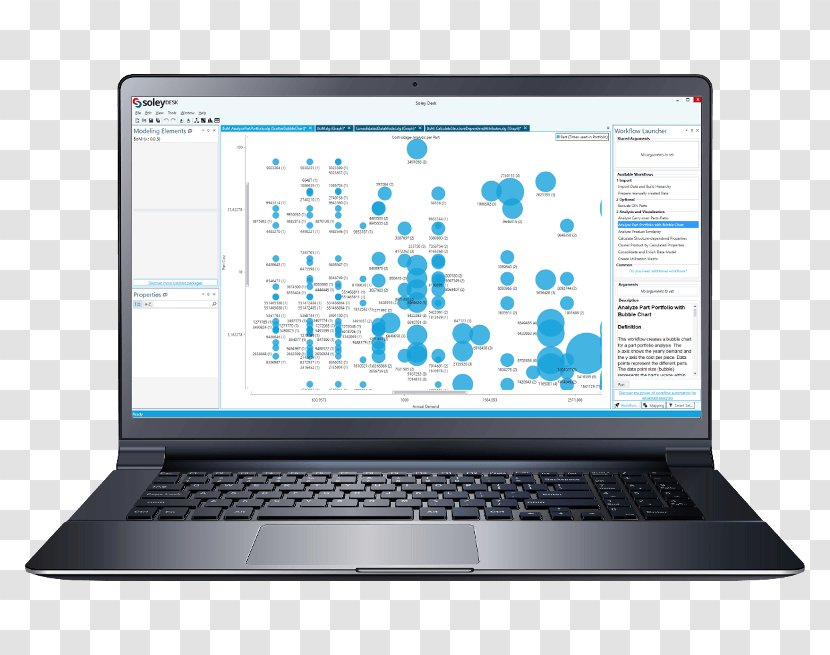 Netbook Laptop Computer Hardware Personal - Chart Material Transparent PNG