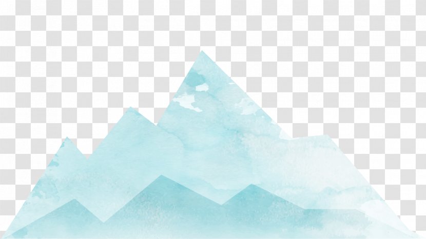 Triangle Turquoise - Sea Ice - Bijou Flyer Transparent PNG