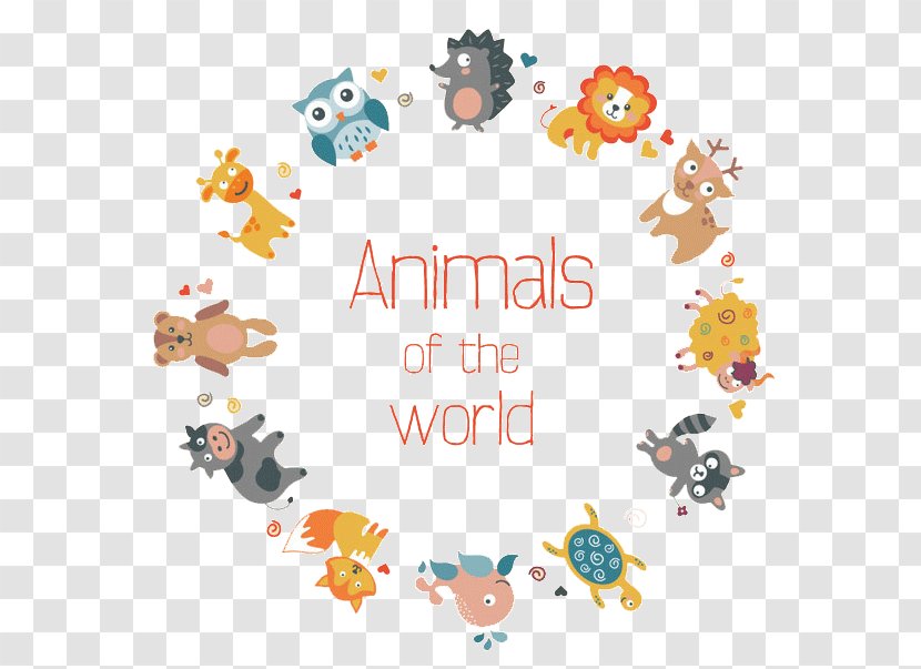 Animal Flat Design - Clip Art - Small Animals Collection Transparent PNG