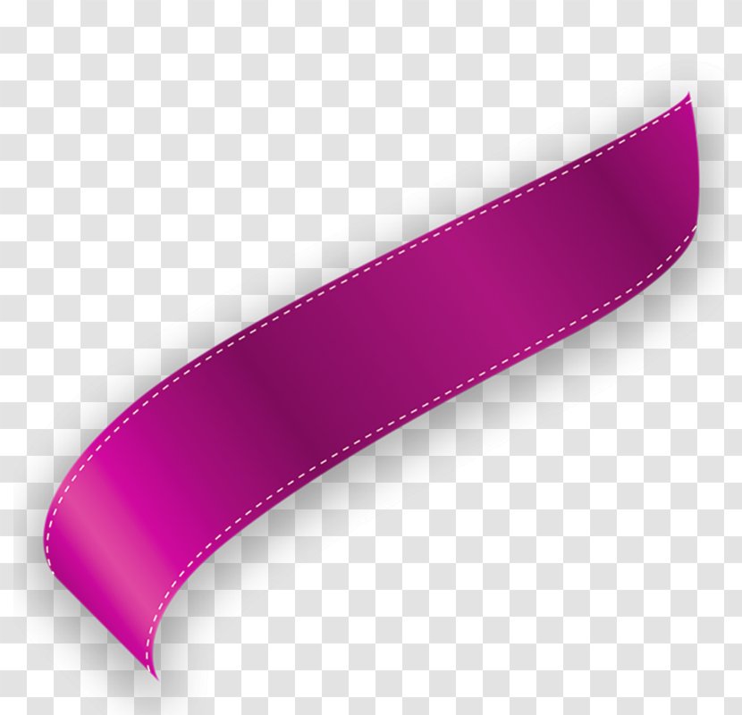 Ribbon - Product Design - Purple Ribbons Transparent PNG
