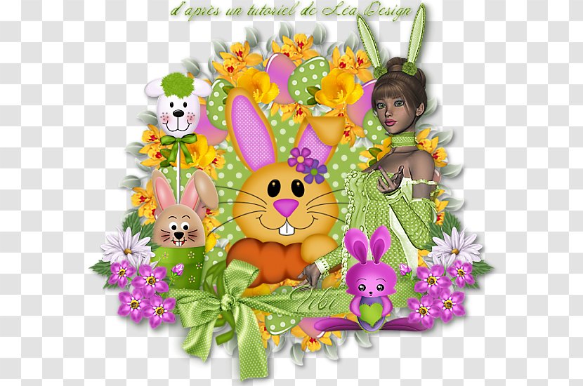 Floral Design Easter Bunny Cut Flowers Ratatouille - Floristry - Flower Transparent PNG