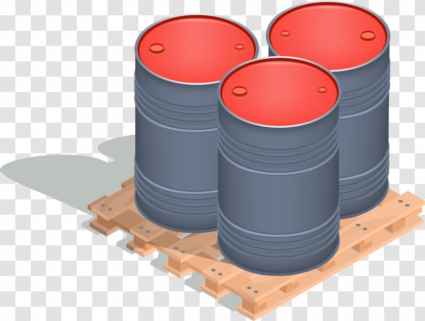 Petroleum Drum Barrel Oil Refinery Gasoline - Watercolor - Vector Hand-painted Drums Transparent PNG