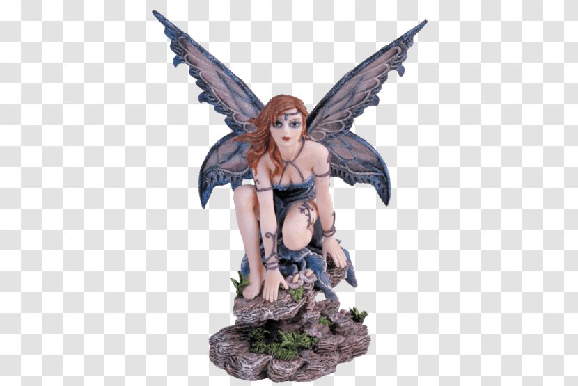 The Fairy With Turquoise Hair Figurine Pixie Statue - Sculpture Transparent PNG
