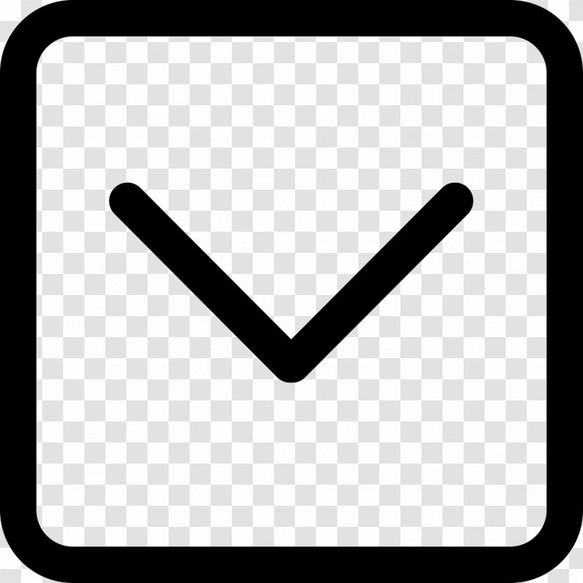 Arrow Information Button - Triangle - Bottom Transparent PNG