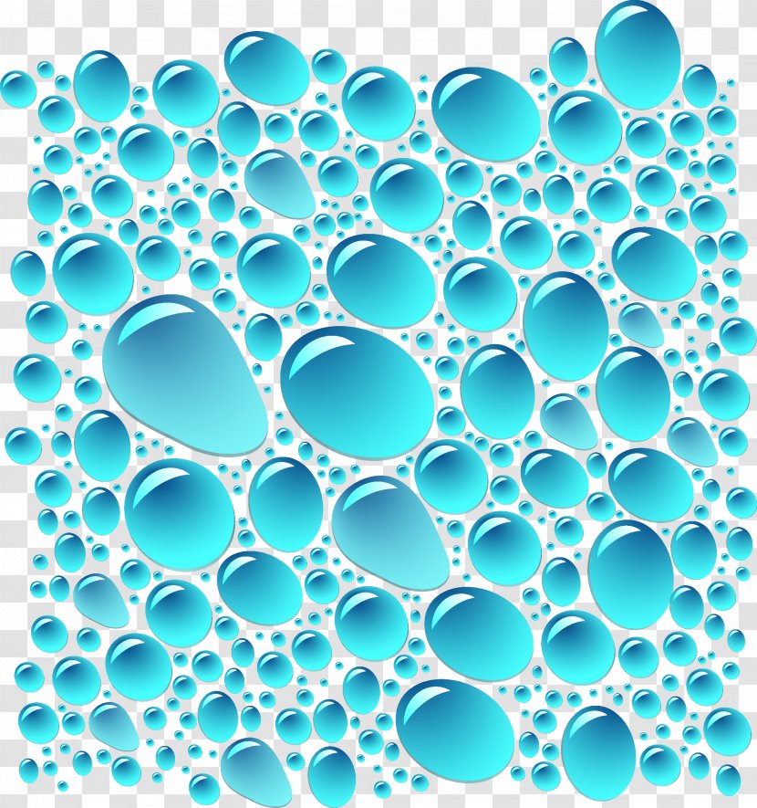 Drop Dew - Bubble - Blue Water Transparent PNG