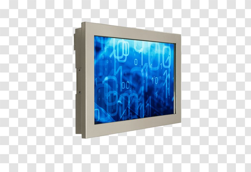 Cobalt Blue Display Device Flat Panel Multimedia - Electric - Disign Transparent PNG