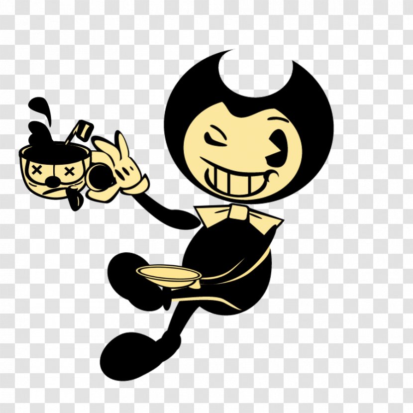 Bendy And The Ink Machine T-shirt Cuphead Hello Neighbor Felix Cat Transparent PNG