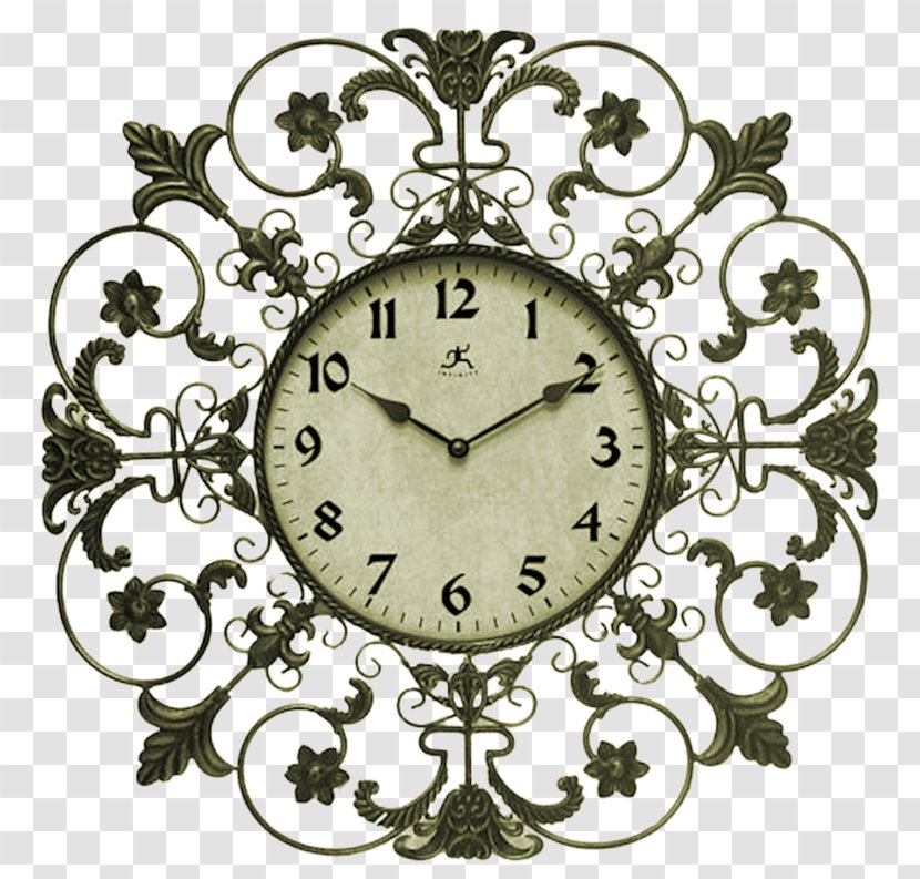 Pendulum Clock Antique Wall Musical - Wrought Iron Transparent PNG