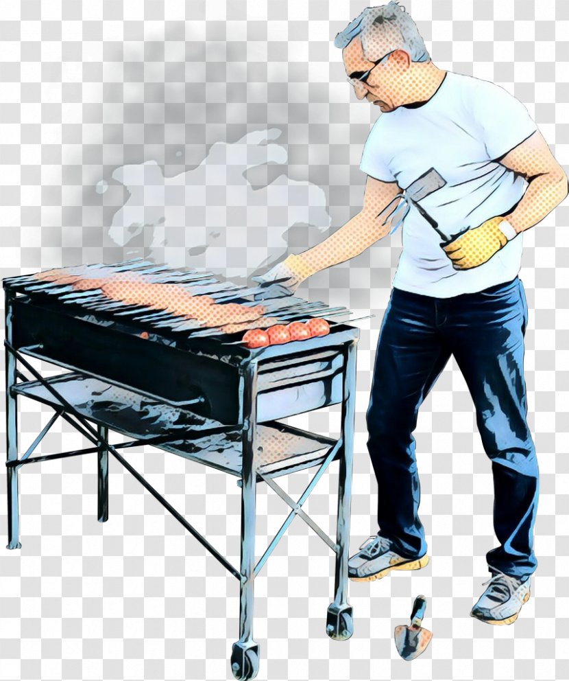 Barbecue Grill Kebabs On The Grilling - Kebab - Outdoor Transparent PNG