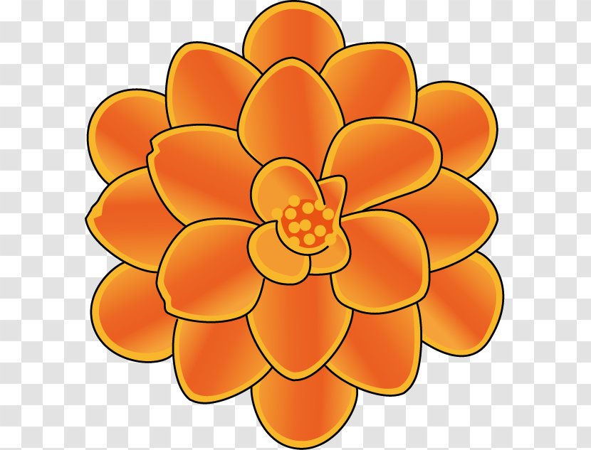 Floral Design Cut Flowers Marigold - Flower Illust Transparent PNG