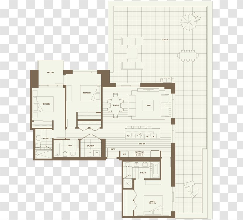 Floor Plan Meter Angle - Schematic - Bedroom Wall Transparent PNG