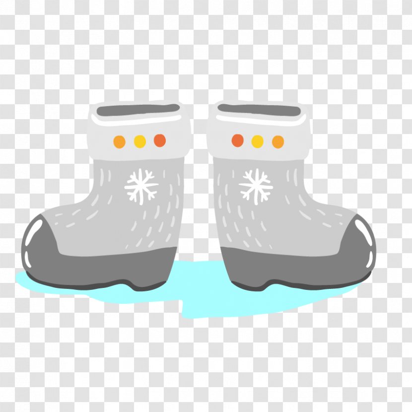 Valenki Boot Shoe Clip Art - Copyright - Hand-painted Boots Transparent PNG