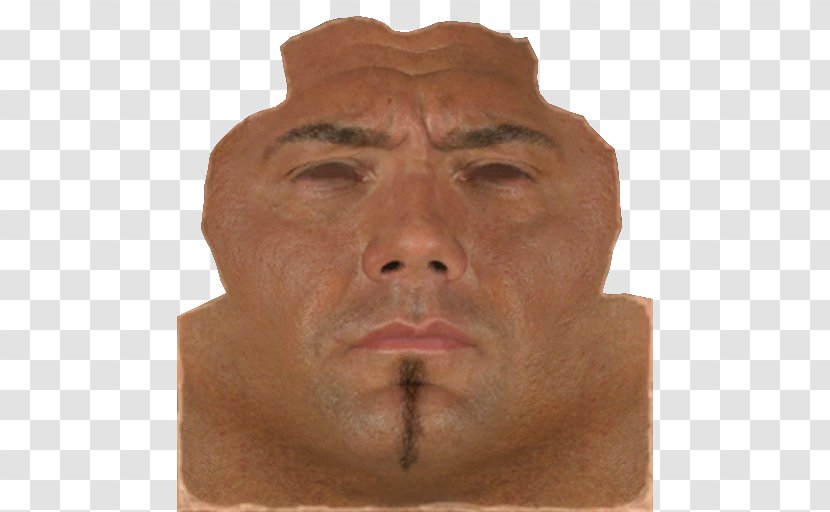 Chin Cheek Jaw Mouth Forehead - Face - Dave Bautista Transparent PNG