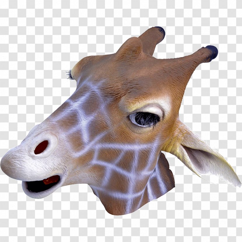 Costume Party Giraffe Mask Clothing Sizes - Giraffidae Transparent PNG