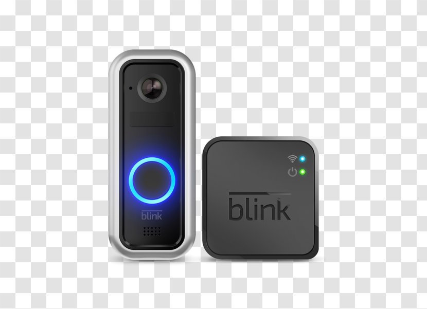 Amazon.com Blink Home Door Bells & Chimes Smart Doorbell Ring Wi Fi Enabled Video - Gadget Transparent PNG