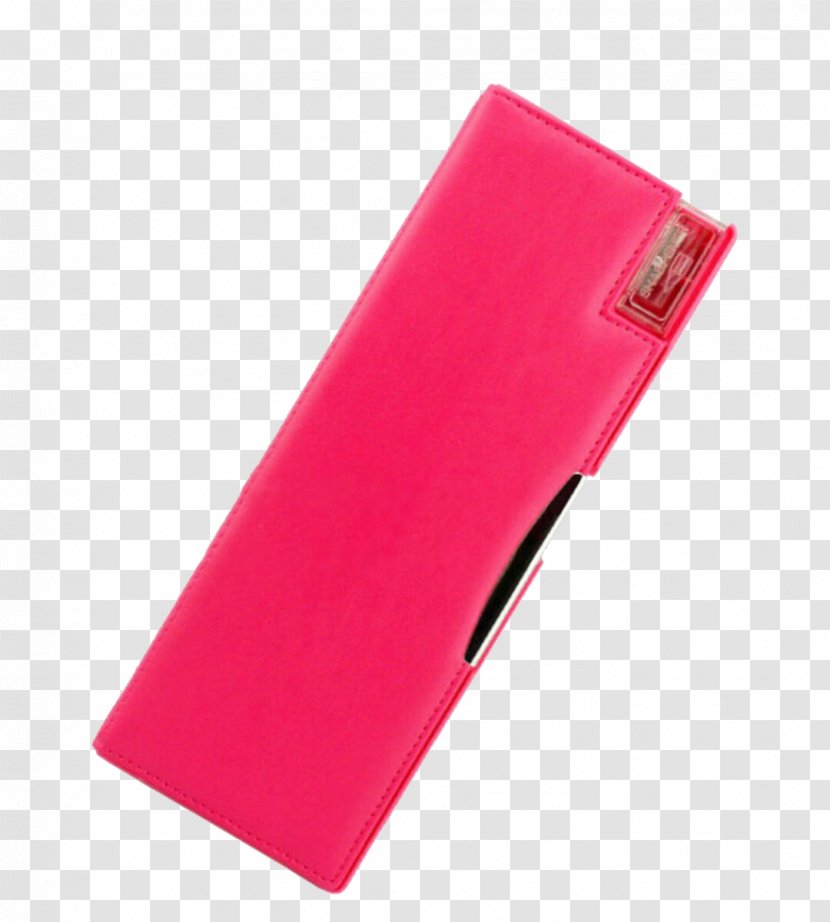 Pencil Case Stationery Box - Resource - Pink Leather Cases Transparent PNG