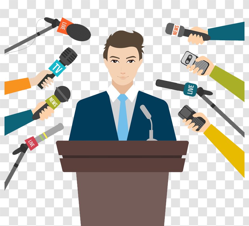 Euclidean Vector Information Press Release - News - Conference Speaking Man Transparent PNG