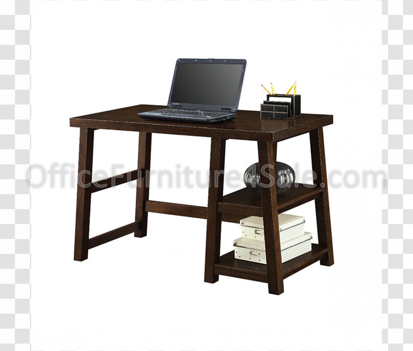 Computer Desk Office Depot Pedestal & Chairs - Writing Transparent PNG