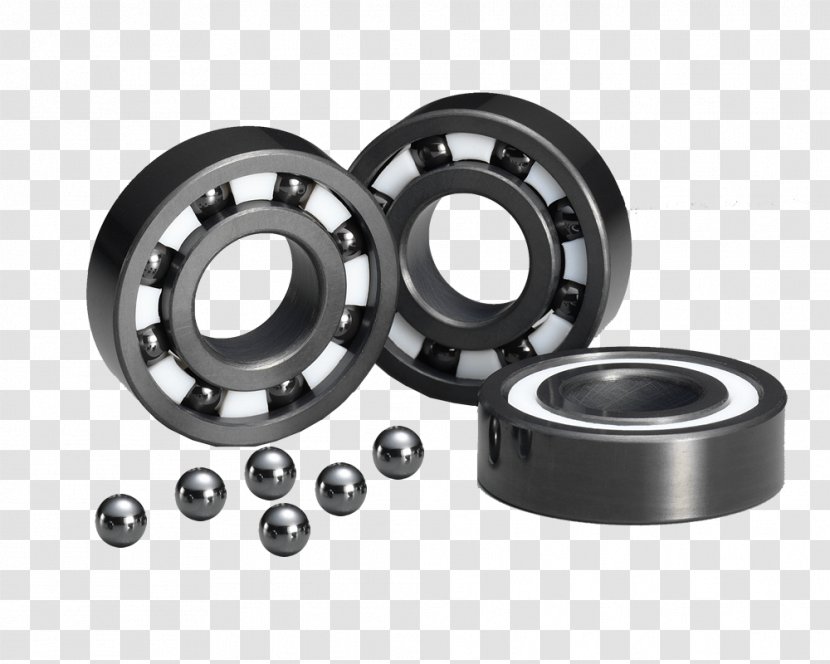 Ceramic Materials Silicon Carbide Ball Bearing - Rollingelement - Flat Bearings Transparent PNG