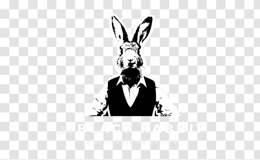 The Black Rabbit Hare Pet - Bar Transparent PNG