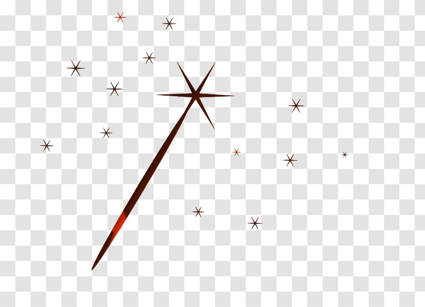 Line Point Angle Star - Sky Plc - Baguette Magique Transparent PNG