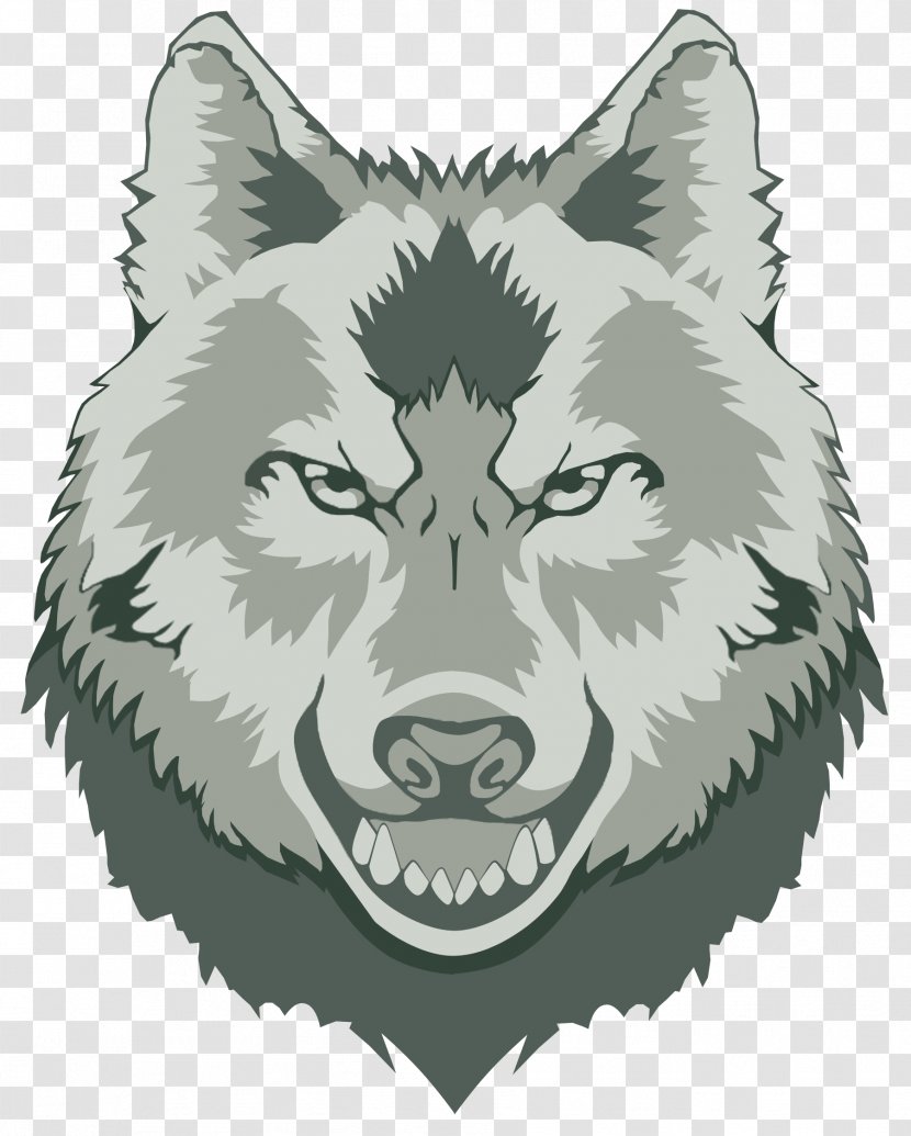 Logo Gray Wolf Art Drawing - Whiskers - Kurt Angle Transparent PNG