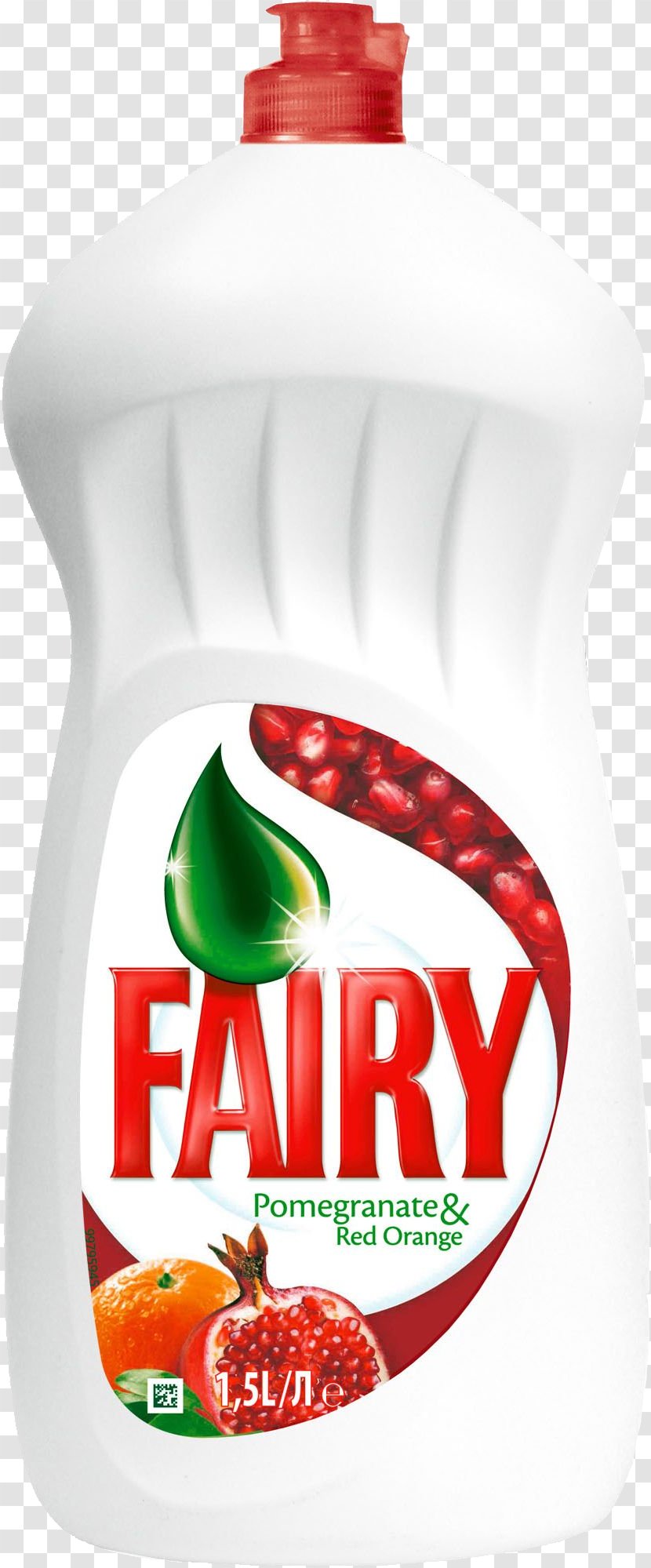 Fairy Dishwashing Liquid Detergent Lemon - Washing - Pomegranate Transparent PNG