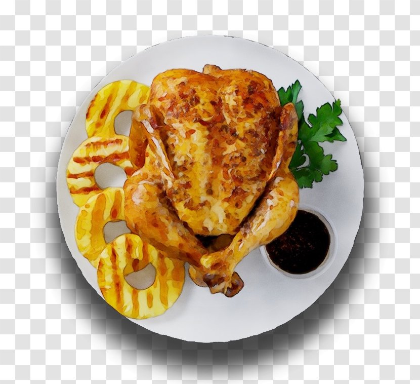 Dish Food Cuisine Ingredient Chicken Breast - Garnish - Fried Breakfast Transparent PNG