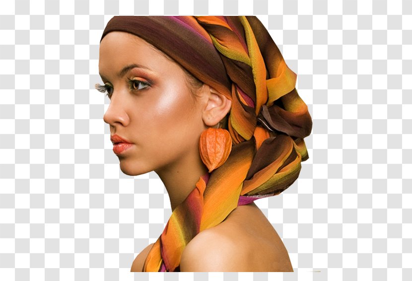 Turban Chin Beauty.m - Hair Coloring - Adelaide Hiebel Transparent PNG